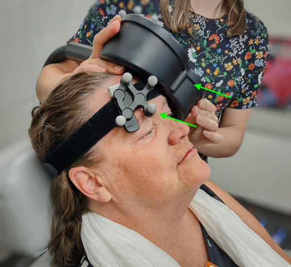 Being part of a research study - TMS coil