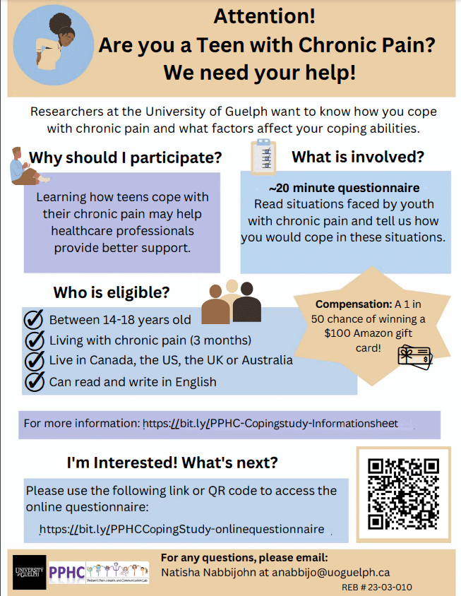 Teens Coping with Chronic Pain: What Factors Matter?